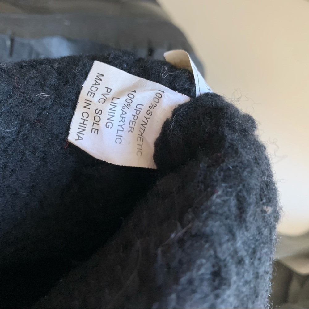 Kids Black Winter Boots - Picture 8 of 13